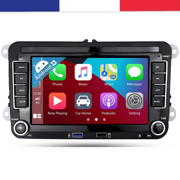 Autoradio GPS Android Carplay pour Volkswagen