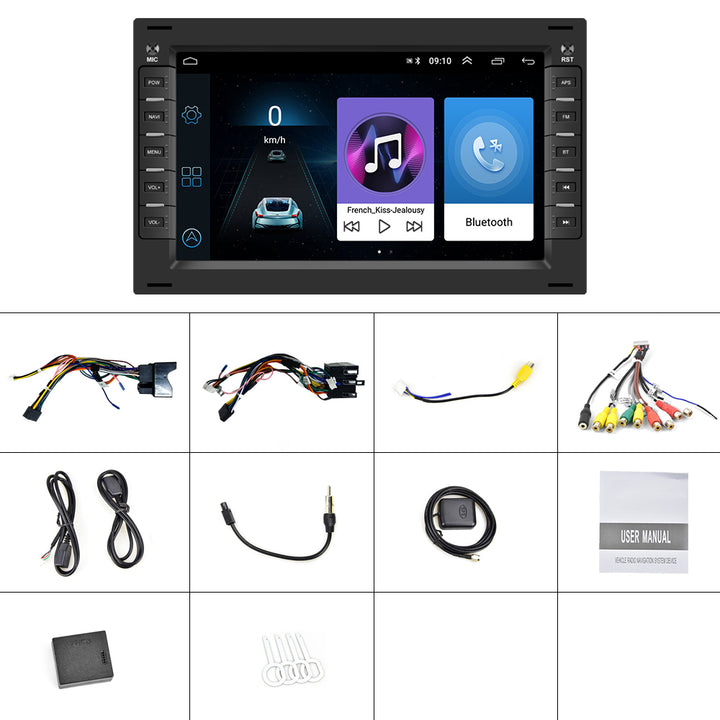 Autoradio GPS Android pour Volkswagen T5, B5, POLO 5, BORA